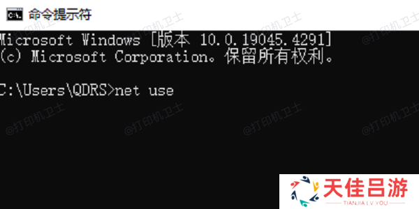 使用命令提示符查询